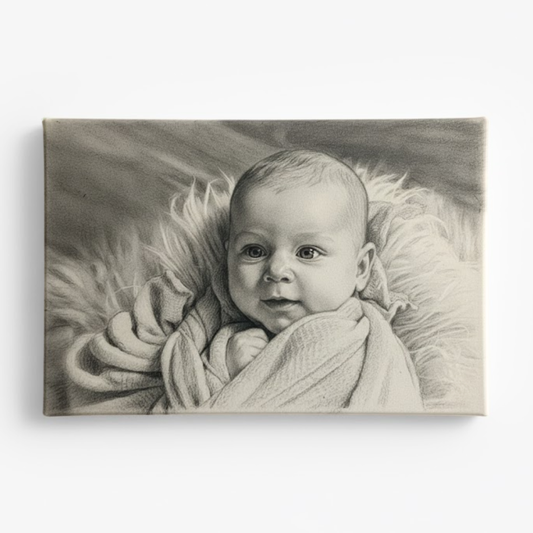 Houtskool - Your Baby Canvas ™