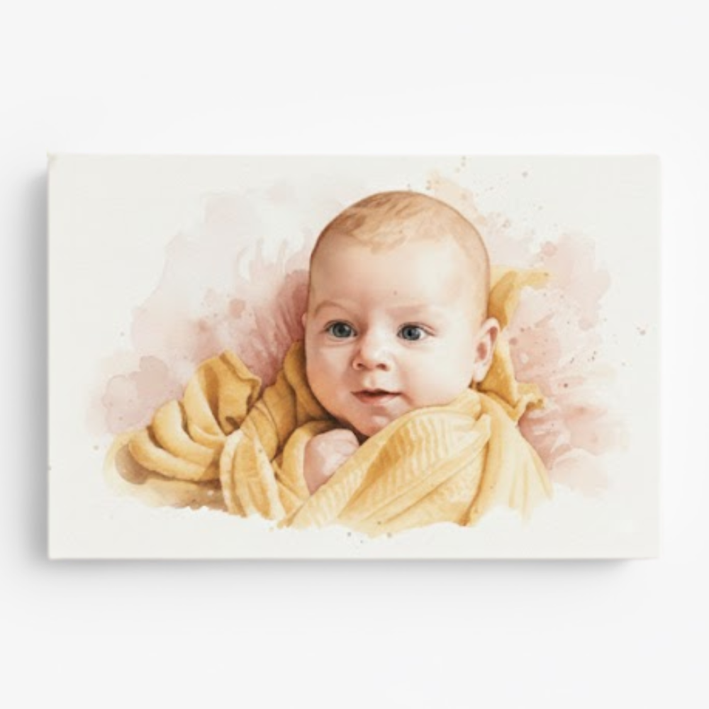 Potloodschets - Your Baby Canvas ™